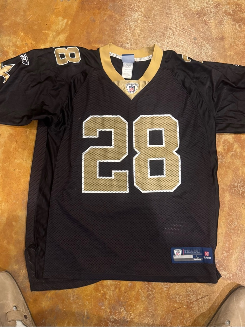 Vtg Reebok Onfield New Orleans Saints #28 Mark Ingram Jersey | Size L